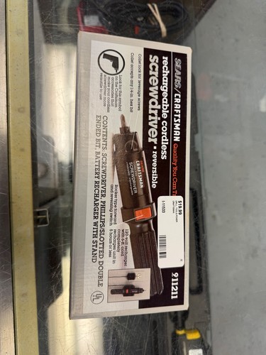 Vintage Craftsman Cordless Screwdriver 911211- NEW