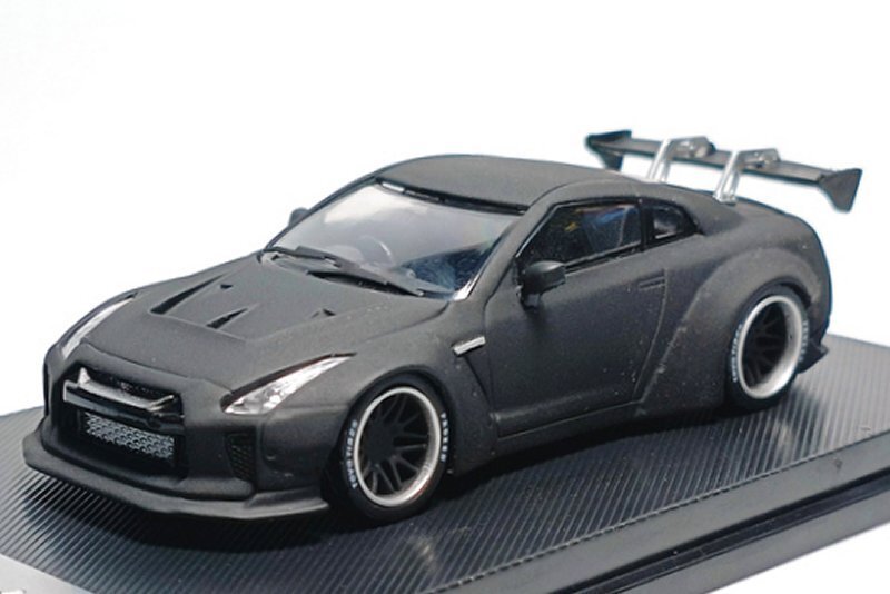 NISSAN GT-R (R35) LB - matte black - MyModelCollect 1:64 | eBay UK
