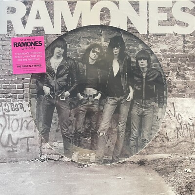 Ramones Self-Titled Debut LP Picture Disc Limited 5000 Sealed Punk Vinyl