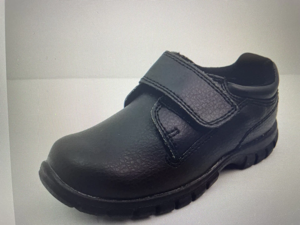 Smart Fit ребенка ясельного возраста мальчика Sz 7,5 Вт черный официальное платье свадьбы скольжения на устойчивый туфли - Изображение 2 из 4