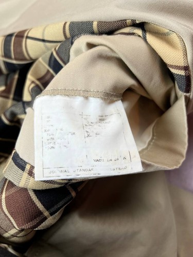 Journal Standard JS Homestead Trench Coat Jacket Mens size 40 / S made in Japan - Picture 10 of 10