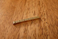BRASS GUITAR NUT 42MM SLOTTED FOR STRATOCASTER TELECASTER 