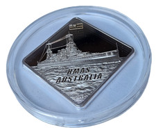 Palau 2 Oz Silber HMAS Australia Polierte Platte 2011 in Münzkapsel + Zertifikat