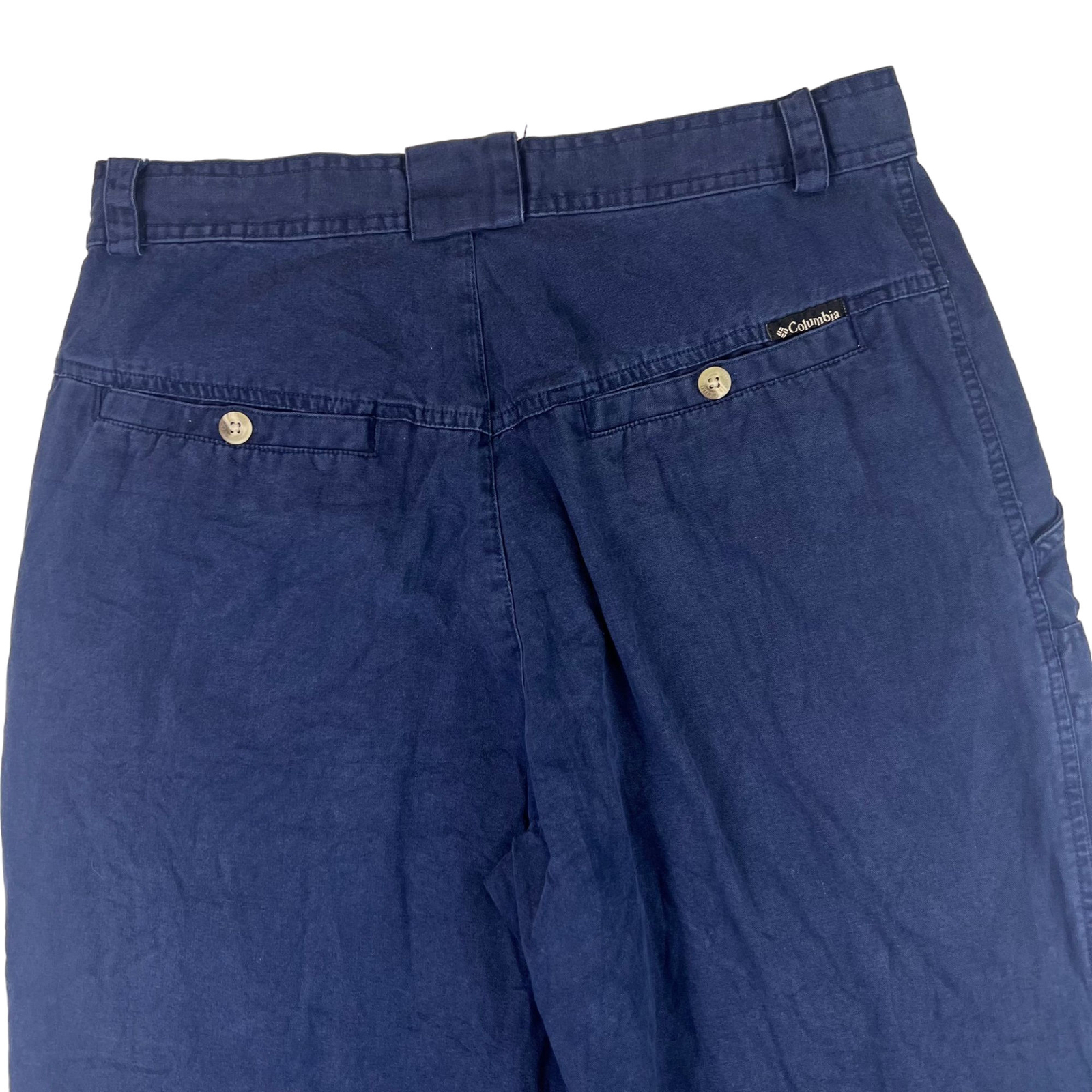Columbia Cargo Navy Blue Trousers Casual Cotton Size 30 image 3