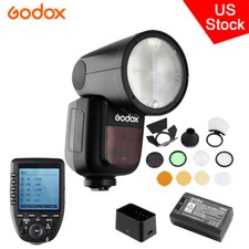 US Godox V1-F 2.4G TTL HSS Flash Xpro-F Trigger AK-R1 Barn Door Kit For Fuji