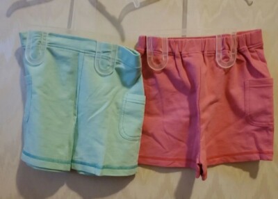 2 PAIR GIRLS SHORTS:FREE SHIPPING