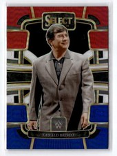 2024 Panini Select WWE Gerald Brisco Red and Blue Silver Prizm 41 Parallel