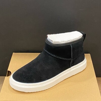 UGG Women's Alameda Black Mini Ankle Boots Bootie Shoes Sneakers 6-11 NEW