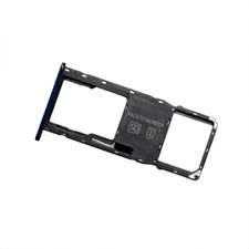 new blue SIM Card Holder  for Motorola Moto G7 Power single microsd tray 