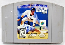 All Star Baseball 2000 - Blockbuster -N64 Nintendo 64 - Authentic