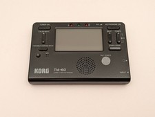 KORG Combo Tuner / Metronome Black TM-60 BK USED TESTED