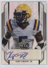2021 Leaf Metal Draft Portrait Auto /99 Kary Vincent Jr #PA-KVJ Auto 4f5
