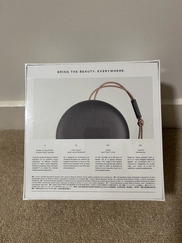 Bang & Olufsen Beosound A1 2nd Gen Portable Bluetooth speaker Black ✅NEW✅ - image 2 of 3