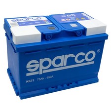 Batteria Auto Sparco Kk75 75ah 650A Dx 12V L3 278x175x190 B13 Originale 57412 - Miniatura 1