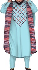 African Mens Clothing 3 Piece Set Nigerian Clothes for Men