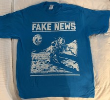 NEW! Moon Landing Hoax Apollo 11 1969 Conspiracy Fake Tee / MADE IN USA