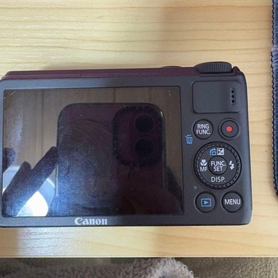 Canon Powershot S100 Digital Camera Black Tested W/Battery