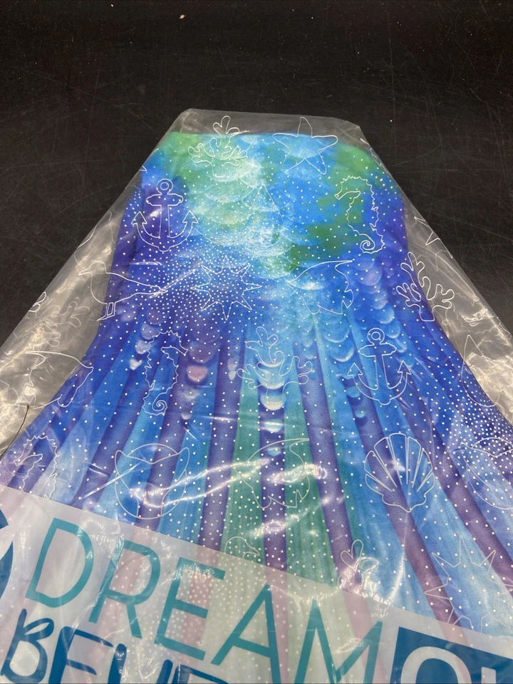 FinFun Fantasy Cola de Sirena Azul/Púrpura Juvenil Talla Pequeña Nuevo * Foto 2 de 4