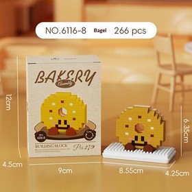 Bread Head Swiss Roll Basque Building Blocks Educational Toy Gift