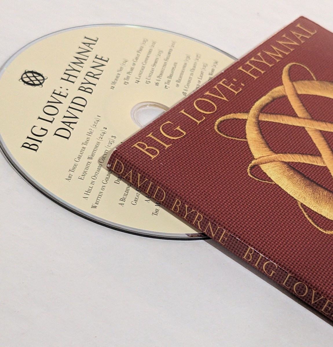 DAVID BYRNE signed BIG LOVE HYMNAL compact disc CD TALKING HEADS