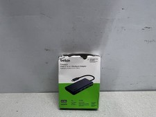 Belkin - USB-C Hub 4-in-1 Multi-Port Laptop Dock - Dark Gray -