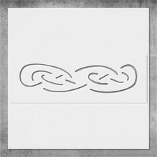 Wavy Decorative Wall Art Stencil Template Reusable - StencilAir