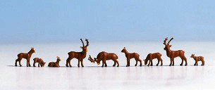 Noch Deer (7) Figure Set N Gauge 36730