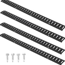 E Track Tie Down Rail Kit, 5' Steel Rails, 4 Pack, Secure Cargo  Heavy Loads Up