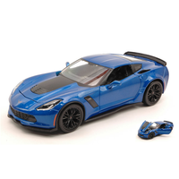 Corvette Z06 2015 Blue 1:24 Maisto Auto Stradali -D- Neues Modell