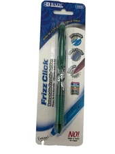 Bazic Frizz Click Retractable Erasable Gel Green Pen 