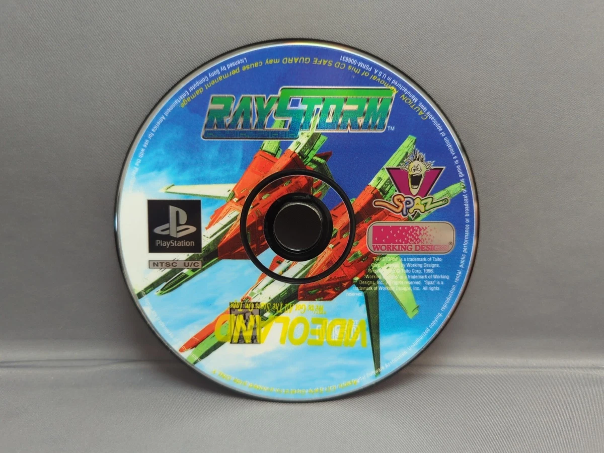 RAYSTORM SONY PLAYSTATION  PS1  NTSC-JAPAN  COMPLETE WITH Spinreg Card Good Condition 4988611960134