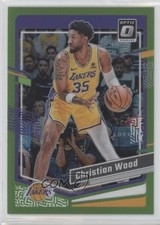 2023-24 Panini Donruss Optic Lime Green Prizm 39/149 Christian Wood #66 0nr3