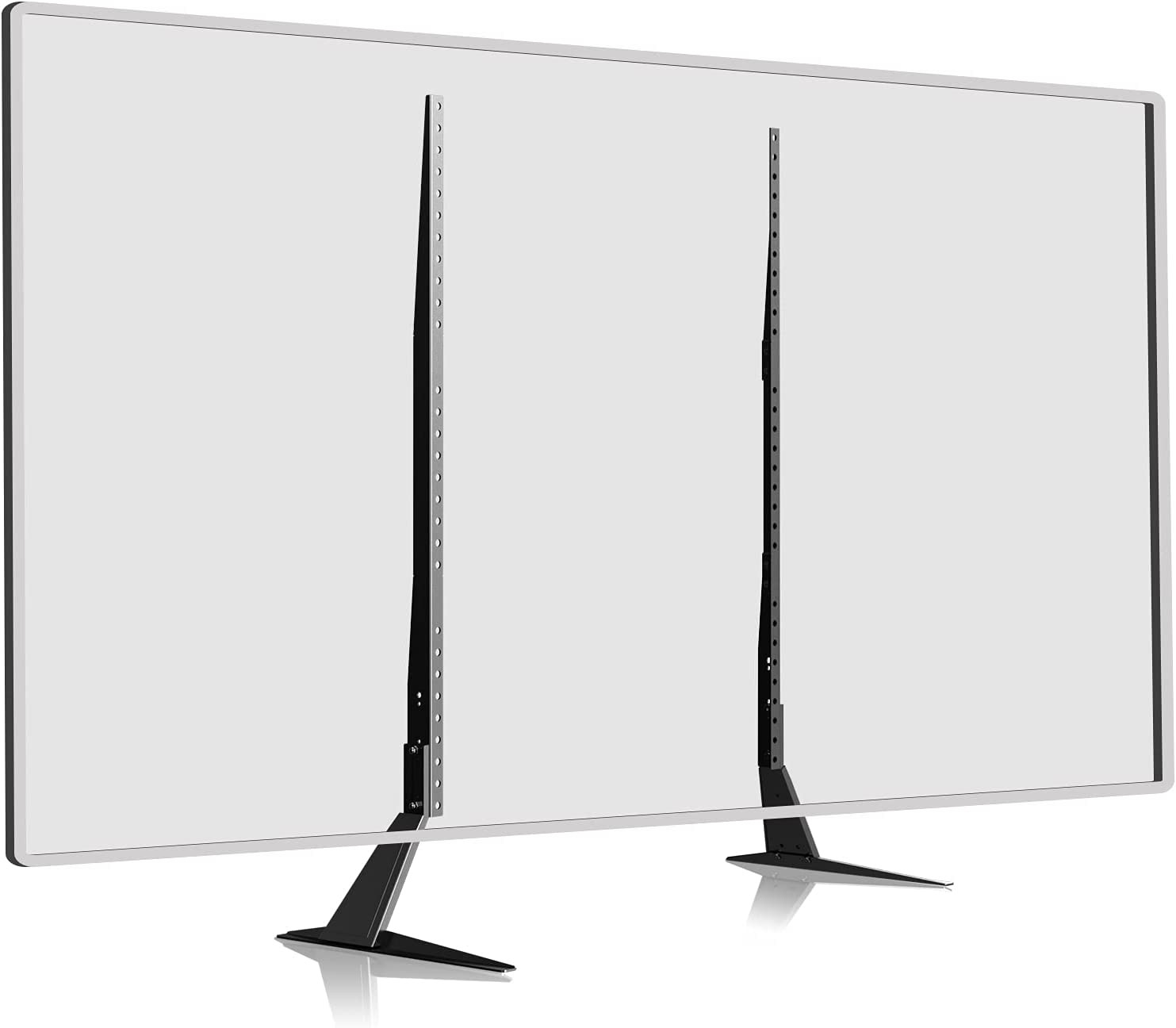 Universal TV Stand Table Top for 27 to 85 Inch LED LCD Flat Screen TV, Height Ad