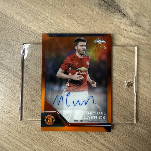 Michael Carrick Auto /25 Topps Chrome Deluxe Edition Manchester United 2024-25