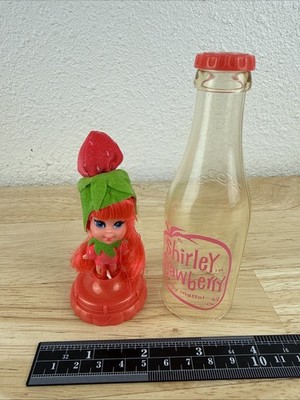 Little Kiddle Kola Shirley Strawberry Doll & Soda Bottle Vintage Mattel 1967