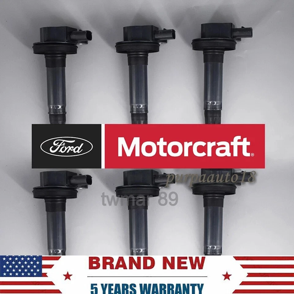 Juego de 6 bobinas de encendido originales OEM DG-520 para Lincoln Mercury 07-13 3,5 L 3,7 L DG520 Foto 3 de 4