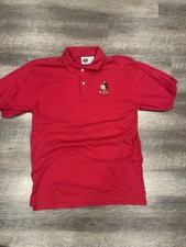 Looney Tunes Tweety LT Classics Men's Red Polo Shirt M Embroidered Cotton Golf