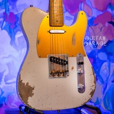2022 Fender Japan Telecaster JV 50s modified Olympic White relic nitro refinish