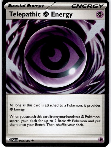Pokemon Telepathic Psychic Energy Perfect Order 88/88 Normal Holo Near Mint