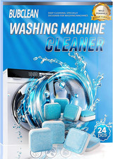 24 Pack Washing Machine Cleaner Descaler, Deep Cleaning Tablets for Front Loader