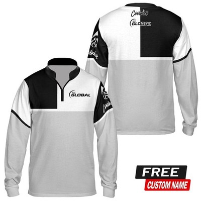 Custom Name  900 Global Vintage C90BW Bowling Jersey Short & Long Sleeve Shirt
