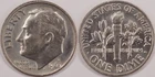 United States 1969 D 10 Cents Roosevelt Dime KM#195a Clad Torch Olive Oak Branch