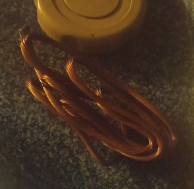 Brown Inline Cord Switch with Wire Leads