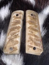 1911 Full size Pistol grips Genuine Rams Horn, Standard 1911 (R24)