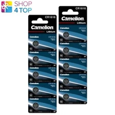 10 Camelion Cr1616 Batteries Lithium 3V Button Cells Dl1616 Ecr1616 5Bl 2031 New