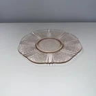 VTG Macbeth-Evans PINK DEPRESSION GLASS “AMERICAN SWEETHEART” SERVING PLATE 11”D