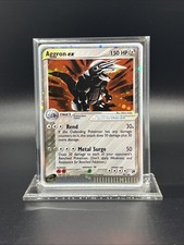 Pokemon Aggron ex 95/100 Sandstorm Holo - NEAR MINT