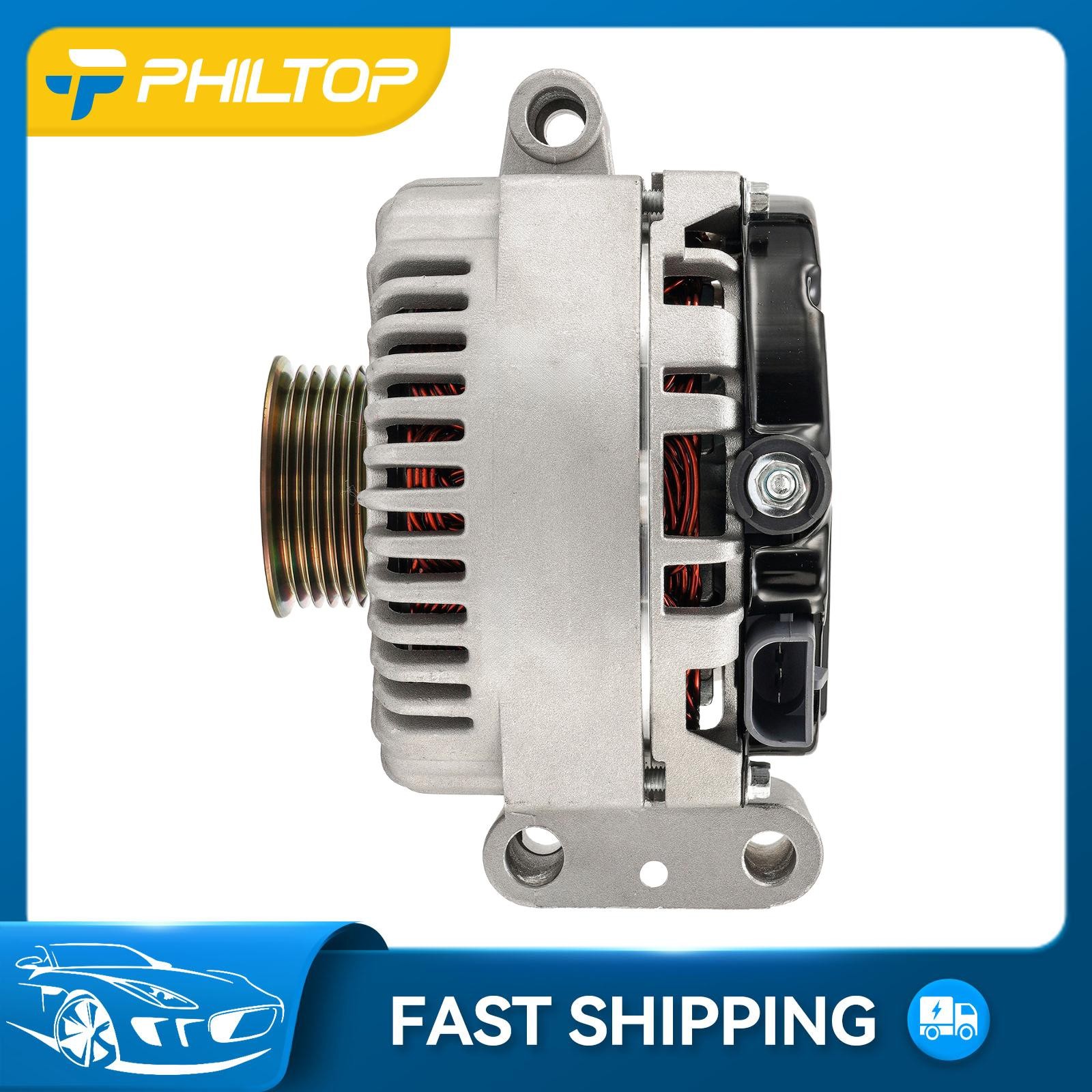 PHILTOP Alternator for Ford 96-00 Explorer V8 5.0L & 01-04 Explorer V6 4.0L
