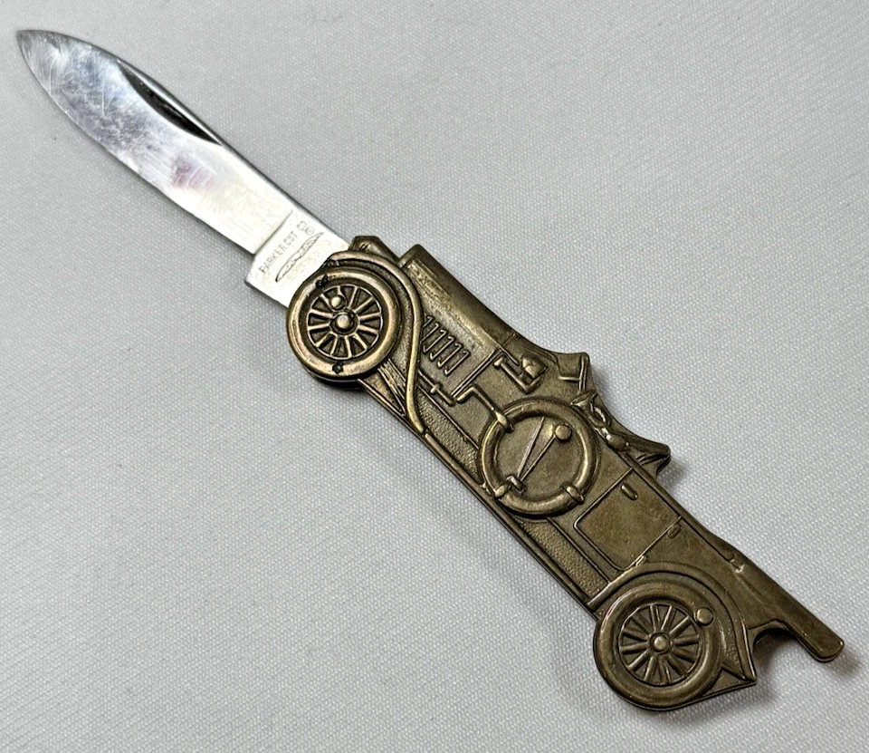 Vintage Parker Japan Figural Touring Sedan Car Automobile Knife, Benz? - Image 3 of 4