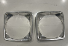 1969 1970 1971 1972 Chevrolet Truck C10 Headlight Aluminum Bezels Rh Lh Trim 1969 1970 1971 1972 Chevrolet Truck C10 Headlight Aluminum Bezels Rh Lh Trim